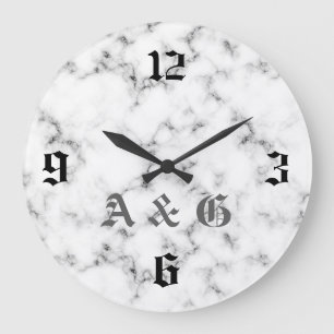 Grande Horloge Ronde Marble monogram