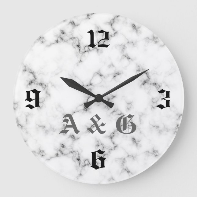 Grande Horloge Ronde Marble monogram (Recto)
