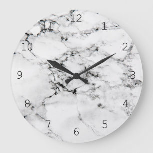Grande Horloge Ronde Marble texture