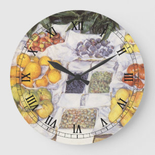 Grande Horloge Ronde Marché aux fruits par Gustave Caillebotte, Art anc