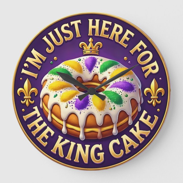 Grande Horloge Ronde Mardi Gras King Cake Party (Recto)
