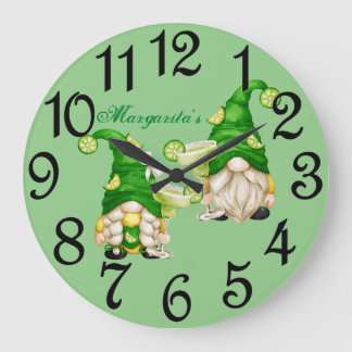 Grande Horloge Ronde Margarita Gnomes