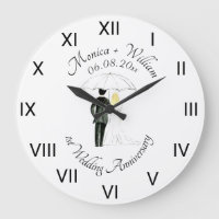 Mariage couple Papier Anniversaire chiffres romain