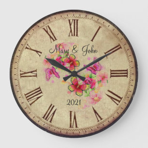 Grande Horloge Ronde Mariage vintage