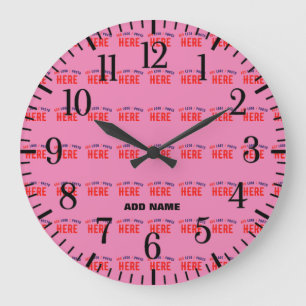 GRANDE HORLOGE RONDE MARQUE VÉRIFIÉE ROSE CHAUDE MODERNE ET COUSTE