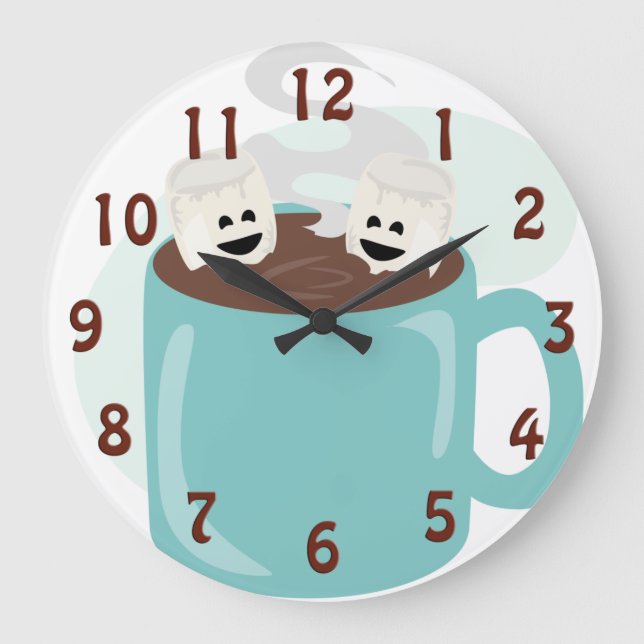 Grande Horloge Ronde Marshmallows de Cocoa (Recto)
