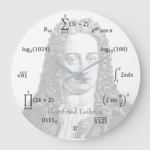 Grande Horloge Ronde Math equations et notations