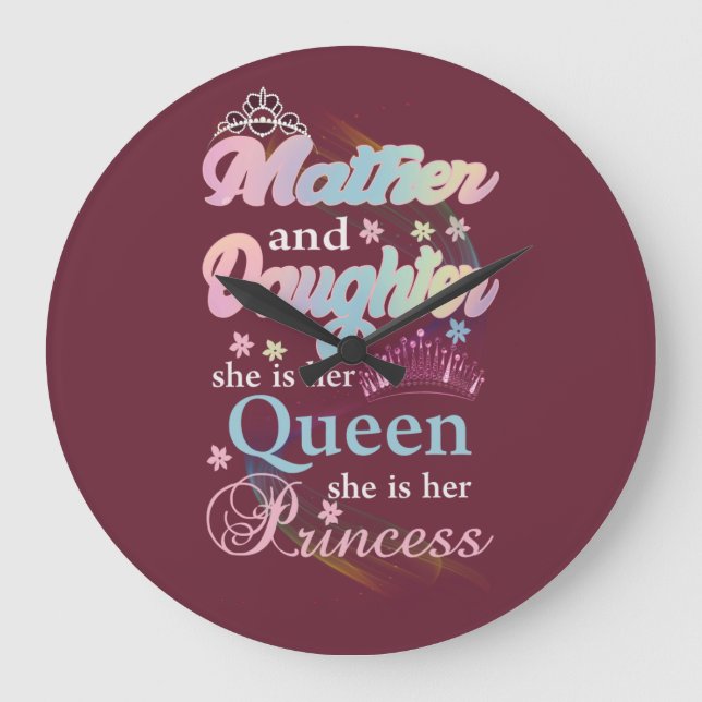 Grande Horloge Ronde Mather et sa fille, c'est sa reine, (Recto)