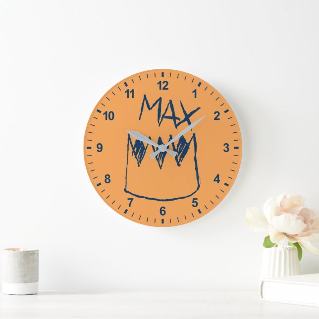 Grande Horloge Ronde Max & Crown Sketch (Maison)