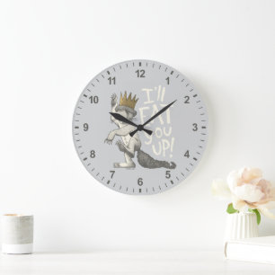 Grande Horloge Ronde Max   Je vais te manger !