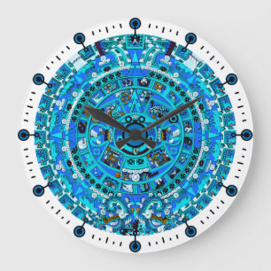 Grande Horloge Ronde Maya Aztec Calendar