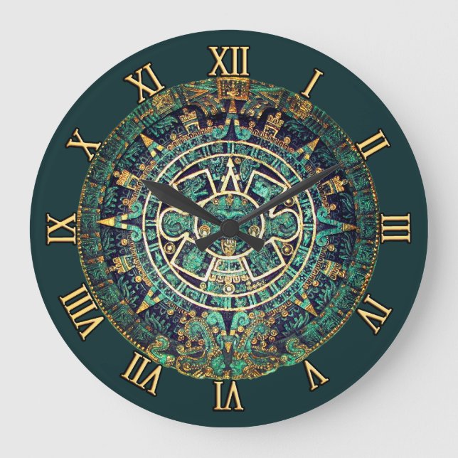 Grande Horloge Ronde Mayan Calendar Clock (Recto)
