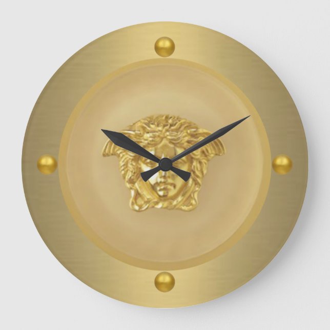 Grande Horloge Ronde Médaille d'or Medusa (Recto)