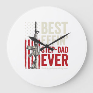 Grande Horloge Ronde Meilleur beau-père Effin de tous les temps Vector
