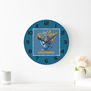 Grande Horloge Ronde Meilleur Surf En Californie