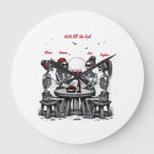 Grande Horloge Ronde Meilleures Amies Pour Toujours