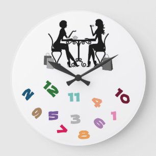 GRANDE HORLOGE RONDE ***MEILLEURS AMIS POUR TOUJOURS*** FERMETURE D'UNE