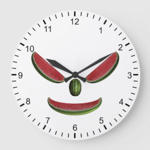 Grande Horloge Ronde Melons Face