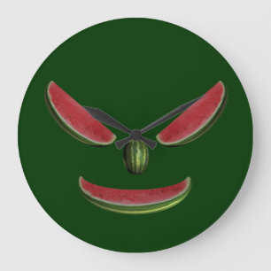 Grande Horloge Ronde Melons Face