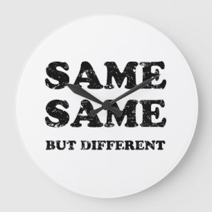 GRANDE HORLOGE RONDE MÊME MAIS DIFFÉRENT