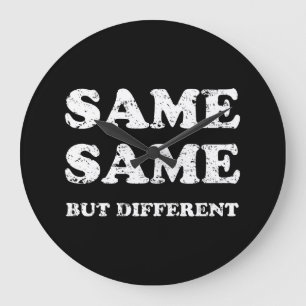 GRANDE HORLOGE RONDE MÊME MAIS DIFFÉRENT