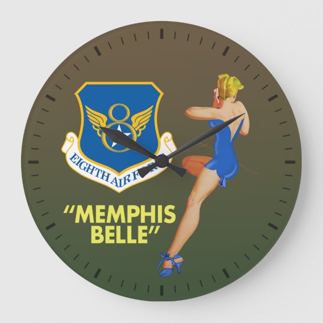 Grande Horloge Ronde " Memphis Belle " 8e Force aérienne (Recto)