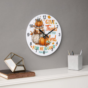 Grande Horloge Ronde Merci À...