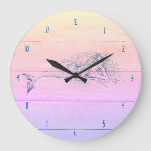 Grande Horloge Ronde Mermaid Rainbow Beach