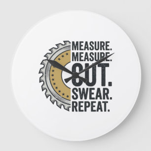 Grande Horloge Ronde Mesure Mesure Couper Jurer Répéter Lame de Scie Ch