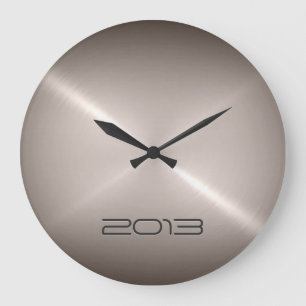 Grande Horloge Ronde Metal 2