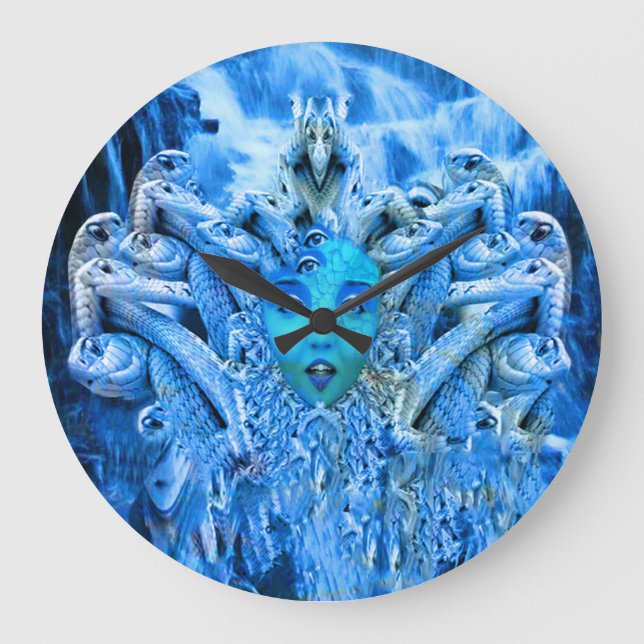 Grande Horloge Ronde Métamorphose de la méduse (Recto)