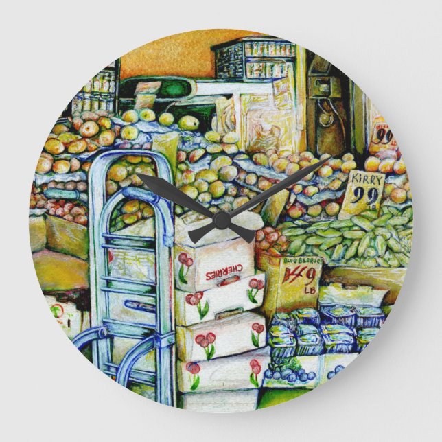 Grande Horloge Ronde Mettre à mal la gentrification artistique (Recto)