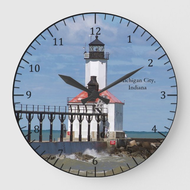 Grande Horloge Ronde Michigan City Pierhead Light clock (Recto)