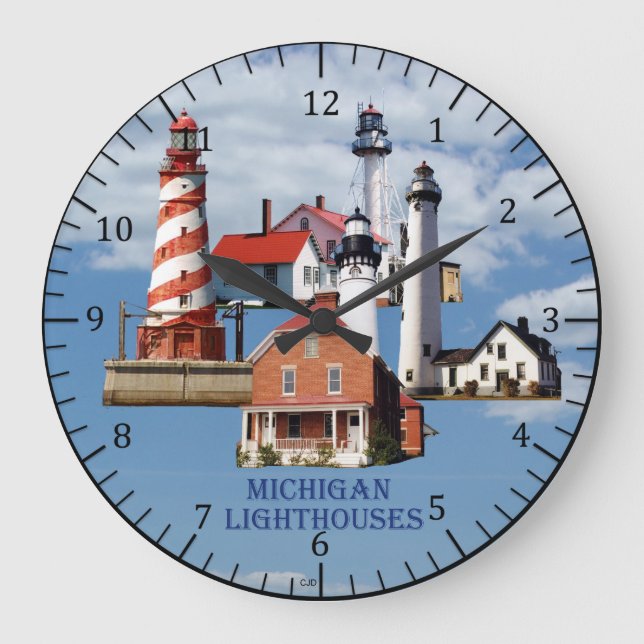 Grande Horloge Ronde Michigan Lighthouse clock (Recto)
