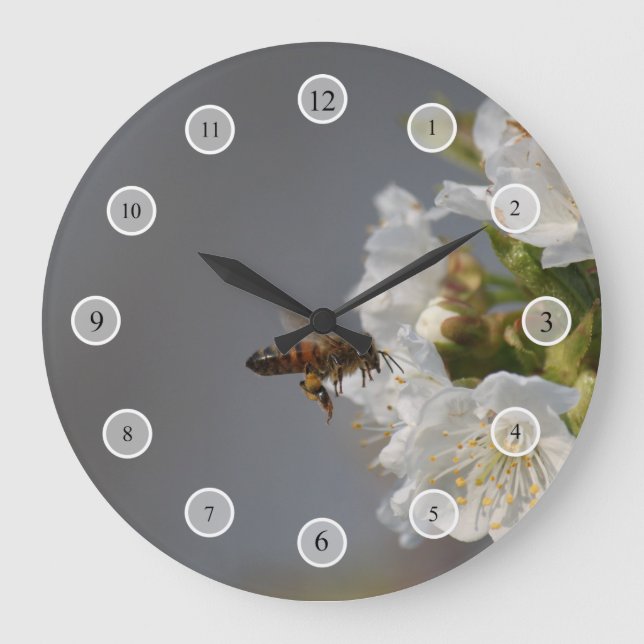 Grande Horloge Ronde Miel Bee (Recto)