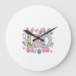 Grande Horloge Ronde Mignon infirmière en salle d'accouchement de L&D L