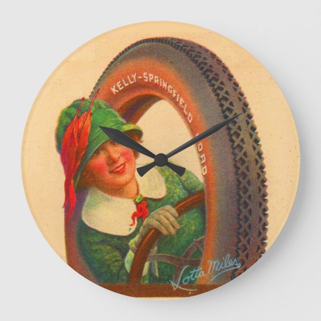 Grande Horloge Ronde Miles Lotta no. 1 - 1920s Kelly-Springfields m (Recto)