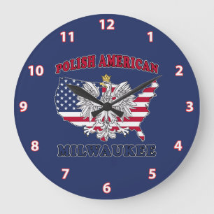 Grande Horloge Ronde Milwaukee Wisconsin polonais