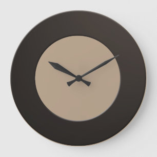 Grande Horloge Ronde Minimaliste n'importe quelle couleur Aucun chiffre