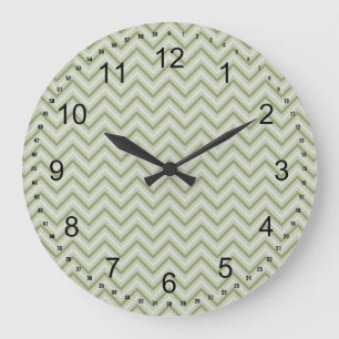 Grande Horloge Ronde Mint Chevron