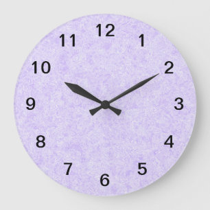 Grande Horloge Ronde Modèle mauve-clair d'arrière - plan