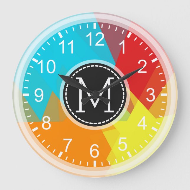 Grande Horloge Ronde Modern Modern Modern Monogram (Recto)