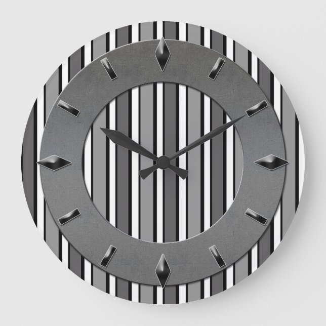 Grande Horloge Ronde Moderne wall clock design . (Recto)