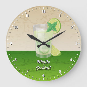 Grande Horloge Ronde Mojito