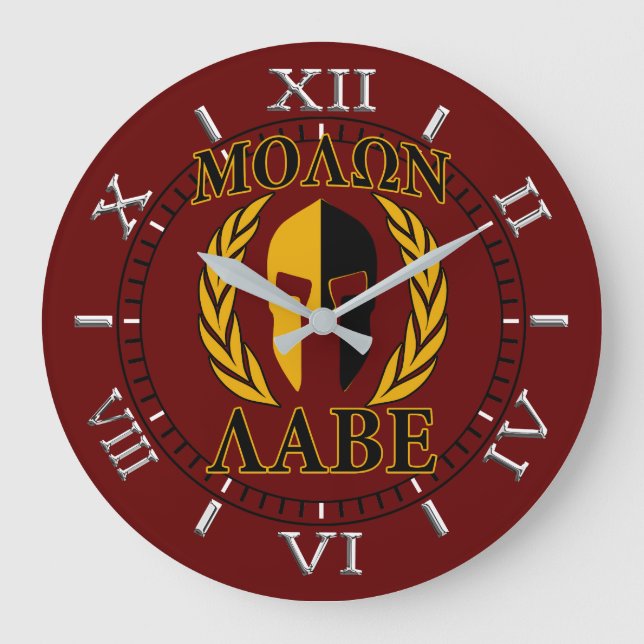 Grande Horloge Ronde Molon Labe (Recto)
