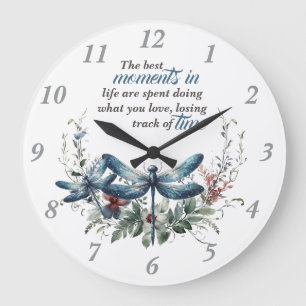 Grande Horloge Ronde Moments dans le temps