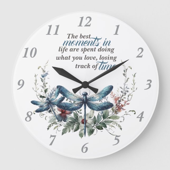 Grande Horloge Ronde Moments dans le temps (Recto)