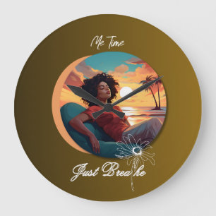 Grande Horloge Ronde Mon Temps "Respire"