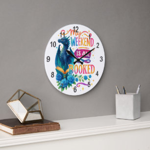 Grande Horloge Ronde Mon Week-End Est Réservé