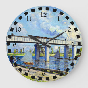 Grande Horloge Ronde Monet - Pont ferroviaire à Argenteuill